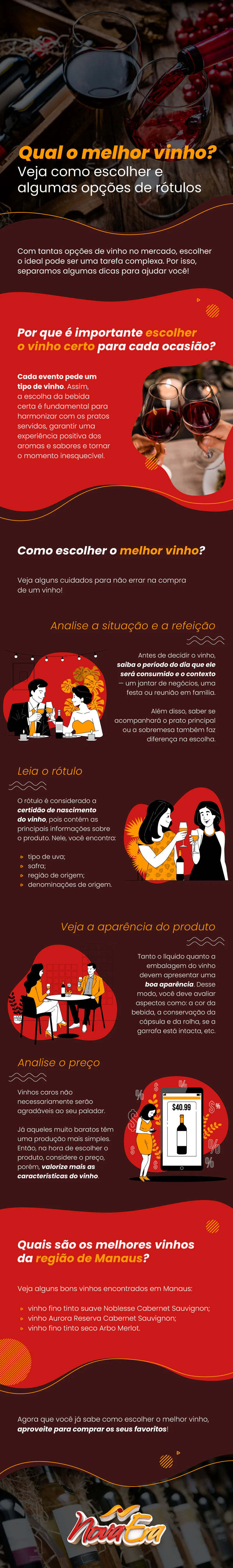 Saiba escolher os melhores vinhos para cada ocasião!